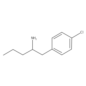 1-(4-Chlorophenyl)pentan-2-amine Structure