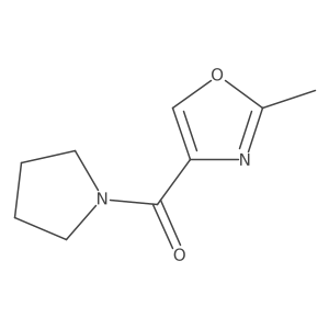 2-Methyl-4-(pyrrolidine-1-carbonyl)-1,3-oxazole Structure