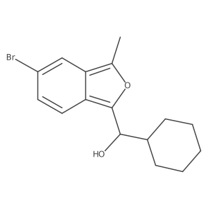 5-Bromo-alpha-cyclohexyl-3-methyl-2-benzofuranmethanol结构式