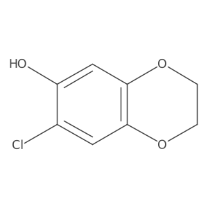 6-chloro-2,3-dihydro-1,4-benzodioxin-7-ol Structure