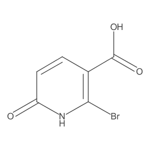 2-Bromo-6-hydroxynicotinic acid结构式