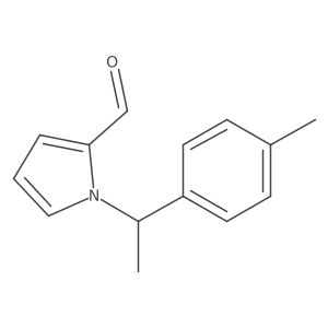 1-(1-p-Tolyl-ethyl)-1H-pyrrole-2-carbaldehyde Structure