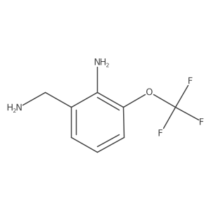 2-(Aminomethyl)-6-(trifluoromethoxy)aniline结构式