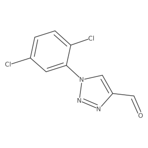 1-(2,5-dichlorophenyl)-1H-1,2,3-triazole-4-carbaldehyde结构式