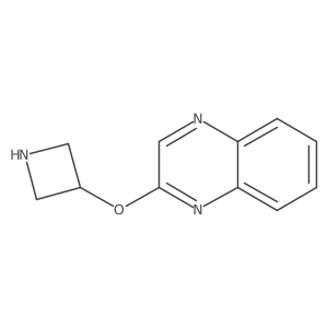 2-(Azetidin-3-yloxy)quinoxaline结构式