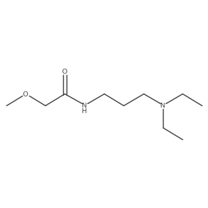 Acetamide, N-[3-(diethylamino)propyl]-2-methoxy-结构式