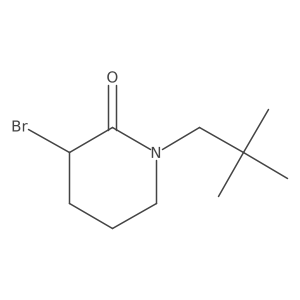 3-Bromo-1-(2,2-dimethylpropyl)piperidin-2-one Structure