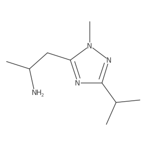 1-[1-methyl-3-(propan-2-yl)-1H-1,2,4-triazol-5-yl]propan-2-amine Structure