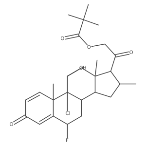 6-(R)-Clocortolone结构式
