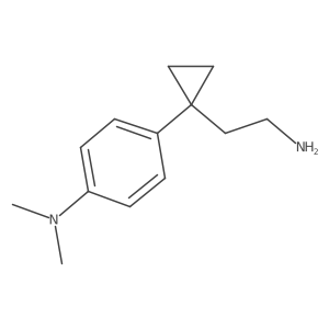 4-[1-(2-aminoethyl)cyclopropyl]-N,N-dimethylaniline Structure