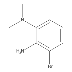 3-Bromo-N1,N1-dimethylbenzene-1,2-diamine Structure