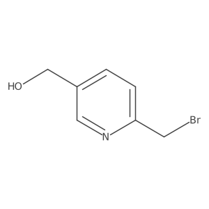 (6-(Bromomethyl)pyridin-3-YL)methanol结构式