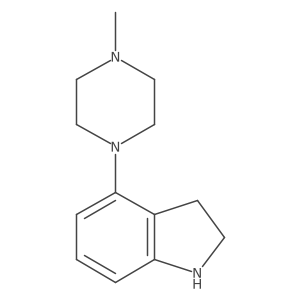 4-(4-Methylpiperazin-1-yl)indoline Structure