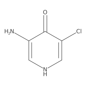 3-Amino-5-chloropyridin-4(1H)-one结构式