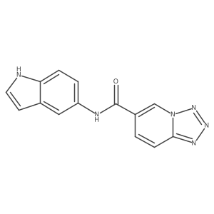N-(1H-indol-5-yl)tetrazolo[1,5-a]pyridine-6-carboxamide Structure