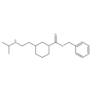 Benzyl 3-(2-(isopropylamino)ethyl)piperidine-1-carboxylate Structure