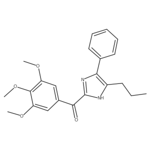 (5-Phenyl-4-propyl-1H-imidazol-2-yl)(3,4,5-trimethoxyphenyl)methanone Structure