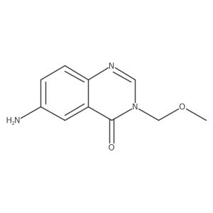 6-Amino-3-(methoxymethyl)-3,4-dihydroquinazolin-4-one结构式