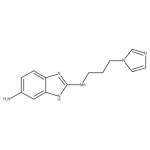 N2-[3-(1H-Imidazol-1-yl)propyl]-1H-benzimidazole-2,6-diamine Structure