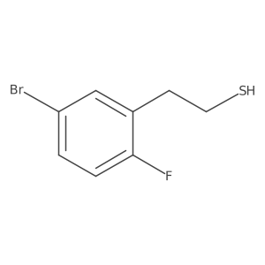2-(5-Bromo-2-fluorophenyl)ethane-1-thiol结构式