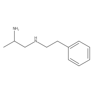(2-Aminopropyl)(2-phenylethyl)amine结构式