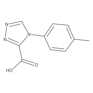 4-(4-Methylphenyl)-4H-1,2,4-triazole-3-carboxylic acid Structure