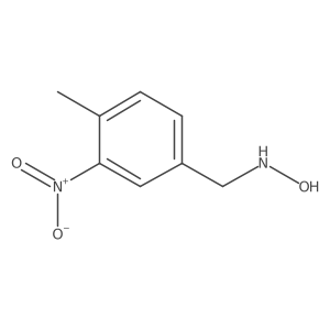 N-[(4-methyl-3-nitrophenyl)methyl]hydroxylamine结构式