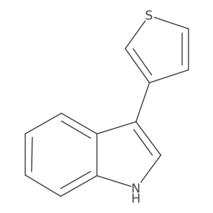 3-(3-Thienyl)-1H-indole Structure