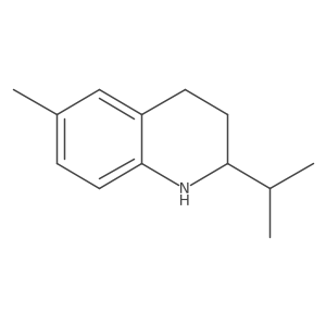 6-Methyl-2-(propan-2-yl)-1,2,3,4-tetrahydroquinoline结构式