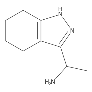 (1S)-1-(4,5,6,7-tetrahydro-1H-indazol-3-yl)ethan-1-amine Structure