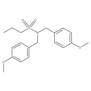 N,N-Bis(4-methoxybenzyl)propanesulfonamide Structure