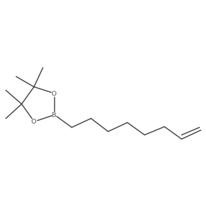 4,4,5,5-Tetramethyl-2-(oct-7-en-1-yl)-1,3,2-dioxaborolane Structure