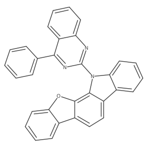 12-(4-Phenyl-2-quinazolinyl)-12H-benzofuro[2,3-a]carbazole结构式