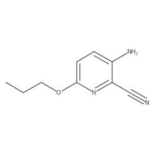 3-Amino-6-propoxypyridine-2-carbonitrile Structure