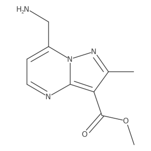 Methyl 7-(aminomethyl)-2-methylpyrazolo[1,5-a]pyrimidine-3-carboxylate Structure