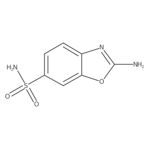 2-Aminobenzo[d]oxazole-6-sulfonamide结构式