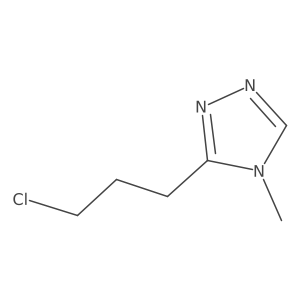 3-(3-Chloropropyl)-4-methyl-4H-1,2,4-triazole结构式