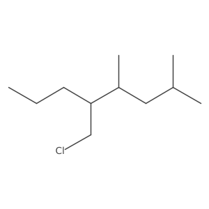 5-(Chloromethyl)-2,4-dimethyloctane Structure