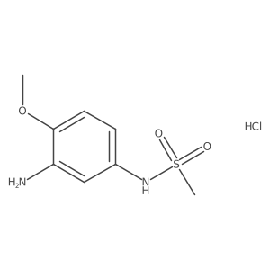 N-(3-amino-4-methoxyphenyl)methanesulfonamide hydrochloride Structure