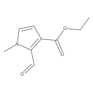 Ethyl 2-formyl-1-methyl-1H-pyrrole-3-carboxylate Structure