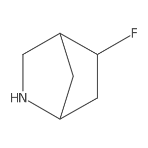 (1S,4S,5S)-5-fluoro-2-azabicyclo[2.2.1]heptane结构式