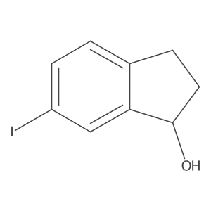 (1R)-6-iodoindan-1-ol结构式
