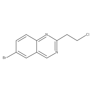 6-Bromo-2-(2-chloroethyl)quinazoline Structure