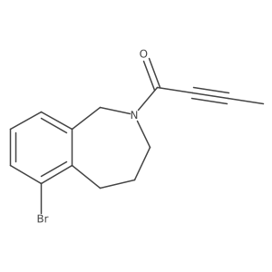 1-(6-Bromo-1,3,4,5-tetrahydro-2-benzazepin-2-YL)but-2-YN-1-one Structure