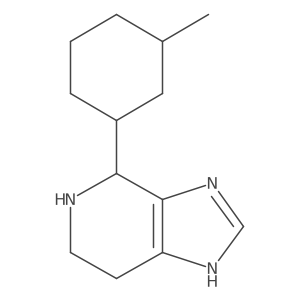 4-(3-methylcyclohexyl)-3H,4H,5H,6H,7H-imidazo[4,5-c]pyridine结构式