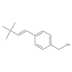 (E)-(4-(2-(Trimethylsilyl)vinyl)phenyl)methanol结构式