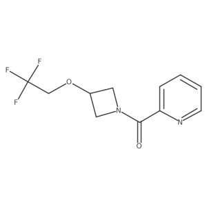 Pyridin-2-yl(3-(2,2,2-trifluoroethoxy)azetidin-1-yl)methanone Structure