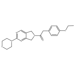 2-(4-ethoxyphenyl)-1-(2-morpholino-5H-pyrrolo[3,4-d]pyrimidin-6(7H)-yl)ethanone Structure