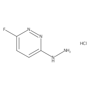 3-Fluoro-6-hydrazinylpyridazine hydrochloride Structure