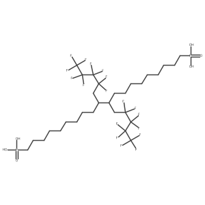 10,11-Bis(2,2,3,3,4,4,5,5,5-nonafluoropentyl)icosane-1,20-diyldiphosphonic acid Structure